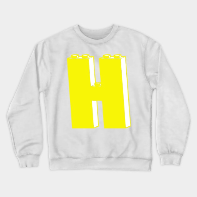 THE LETTER H Crewneck Sweatshirt by ChilleeW